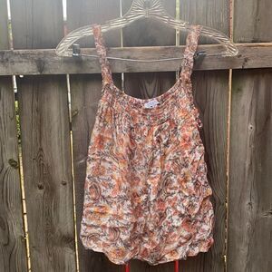Patrons of Peace floral top sz. S